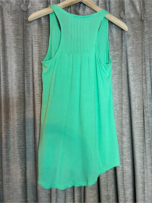 Southern Tide Green Sleeveless Scoop Neck Racerback Tank Top Size Small - Image 8
