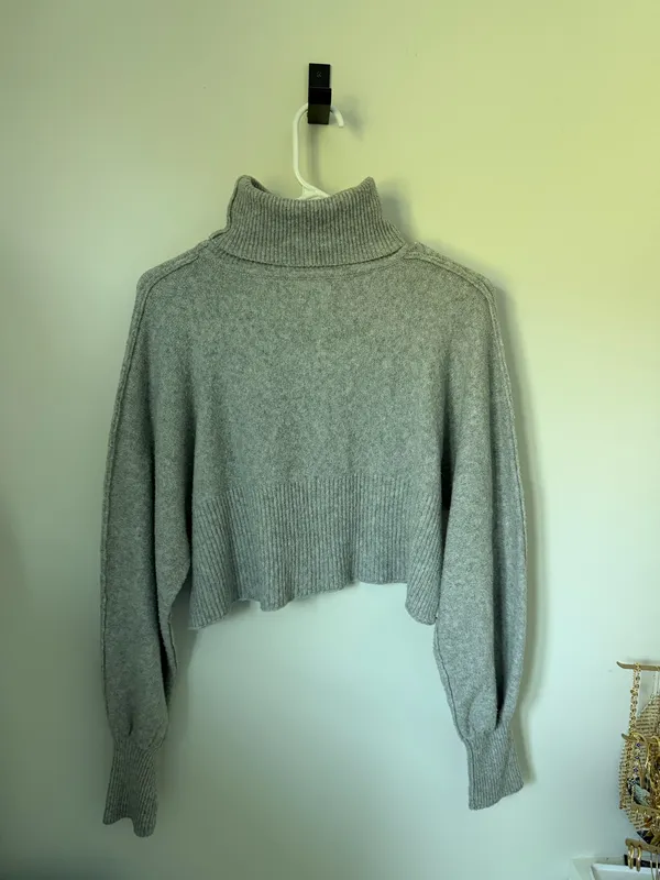 Urban Outfitters Grey Turtleneck Sweater - Image 2