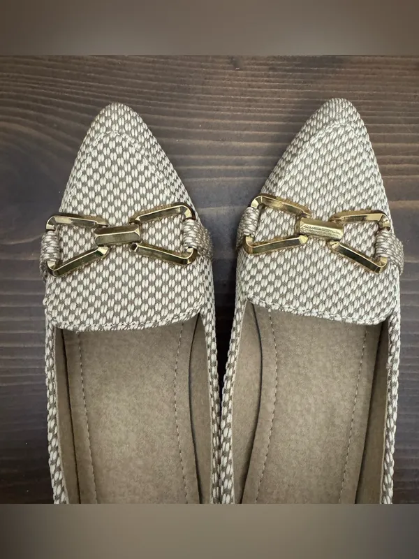 Woven pointed toe loafers Size 5 - Image 4