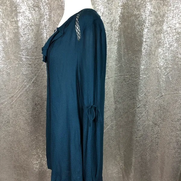 Free people blue top boho festival women's size‎ XS - Image 2