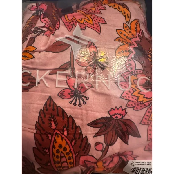 Tuckernuck Kenzo Beach Sunset Chintz Pink Floral Cotton Coverup‎ Dress XL NEW - Image 7