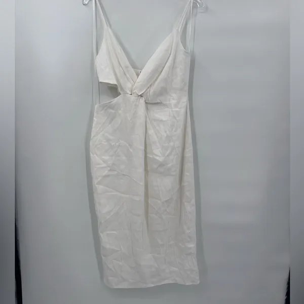 Astr Didion Cutout Sleeveless Linen‎ Blend Dress size large - Image 6