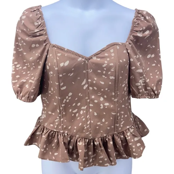 Milk & Honey Top XL Polka Dots‎ - Image 2