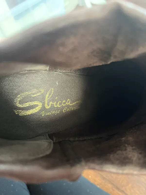 Sbicca Brown Leather Booties - Image 7