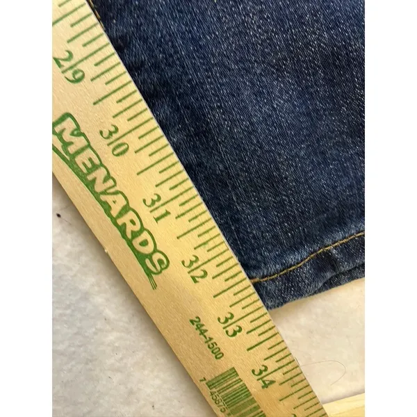 Gap Straight Boy Cut Jeans Womens 6 Long Blue Dark Wash Denim‎ 372071 - Image 5