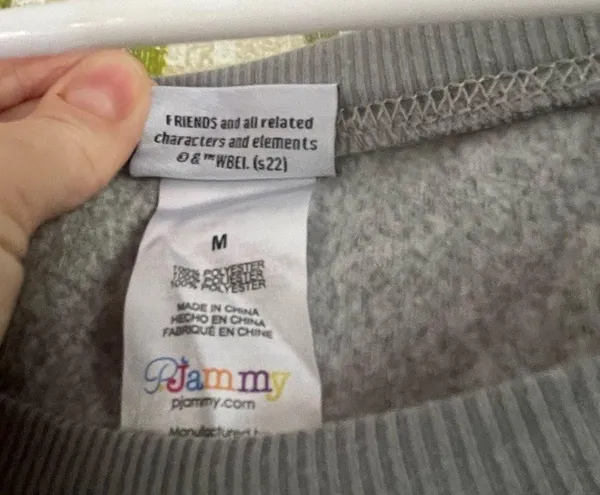 Friends fuzzy gray pajama top Size M - Image 7