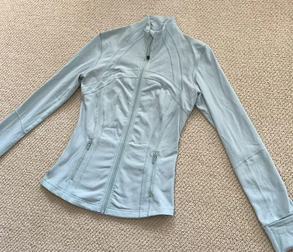 LULULEMON Define Jacket Hazy Jade Size 6 Luon Full Zip Stretch Soft Women’s GUC - Image 5