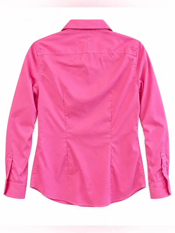 Lauren Ralph Lauren Pink Non Iron Cotton Button Down Shirt Size S - Image 3