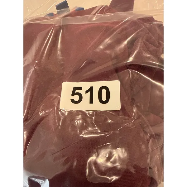 Aeropostale Baby Doll top Women Large Burgundy Bell Sleeve peplum Tie-Front Y2K - Image 7