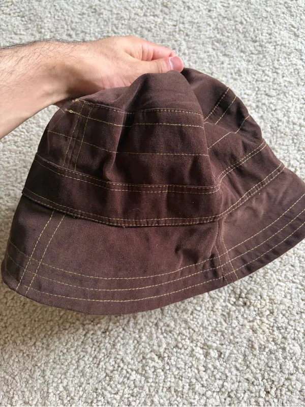 Steve Madden vintage Nordstrom Deadstock y2k 90s 2000s brown bucket hat NWT - Image 5