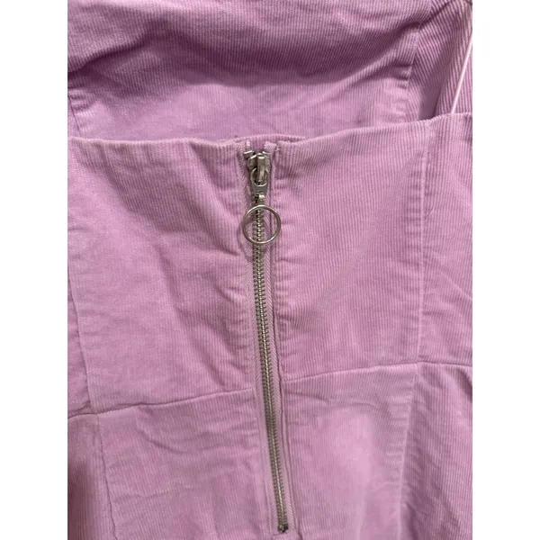 Urban Outfitters‎ Corduroy Mini Dress Purple Spaghetti Strap Size 6 - Image 3