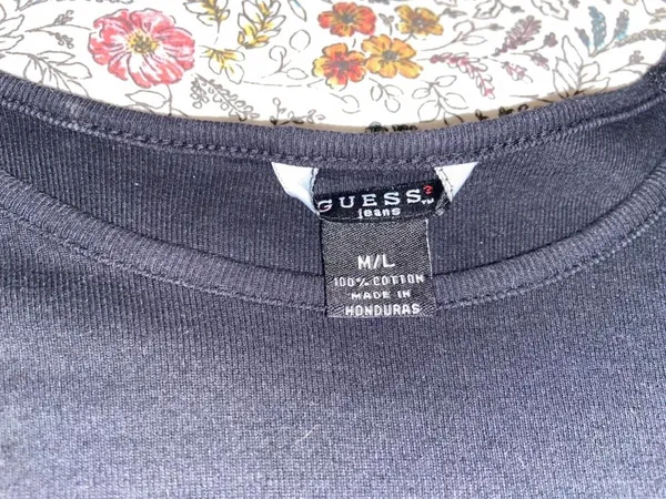 Vintage Black Long Sleeve Top - Image 4