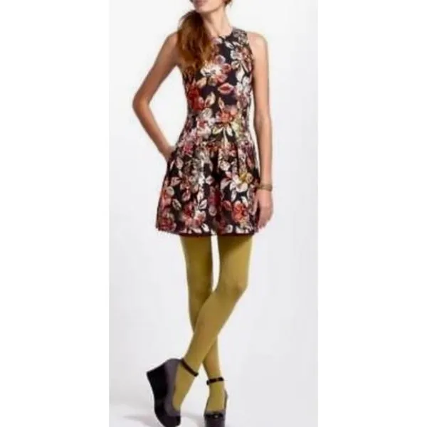 Anthropologie LEIFSDOTTIR Adelita Floral Brocade Metallic‎ Dress Party Size 2 - Image 13
