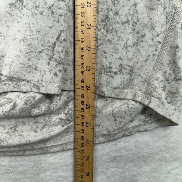 Lululemon 12 Back in Action T-Shirt Vitasea Cirrus Wash White Opal Linen Rover - Image 8