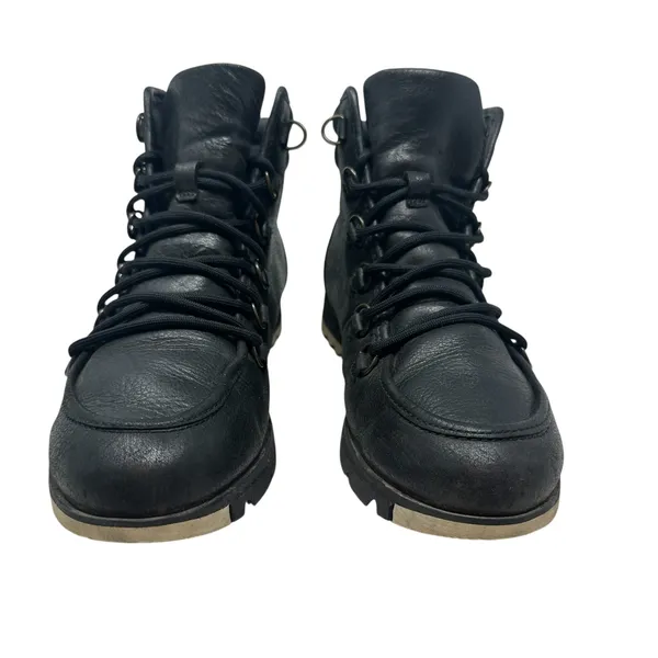 Sorel Harlow Lace‎ Waterproof Leather Boots Black Women's 6.5 NL3399 - Image 3