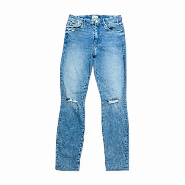 MOTHER High waisted Looker ankle fray jeans size 26 - Image 3