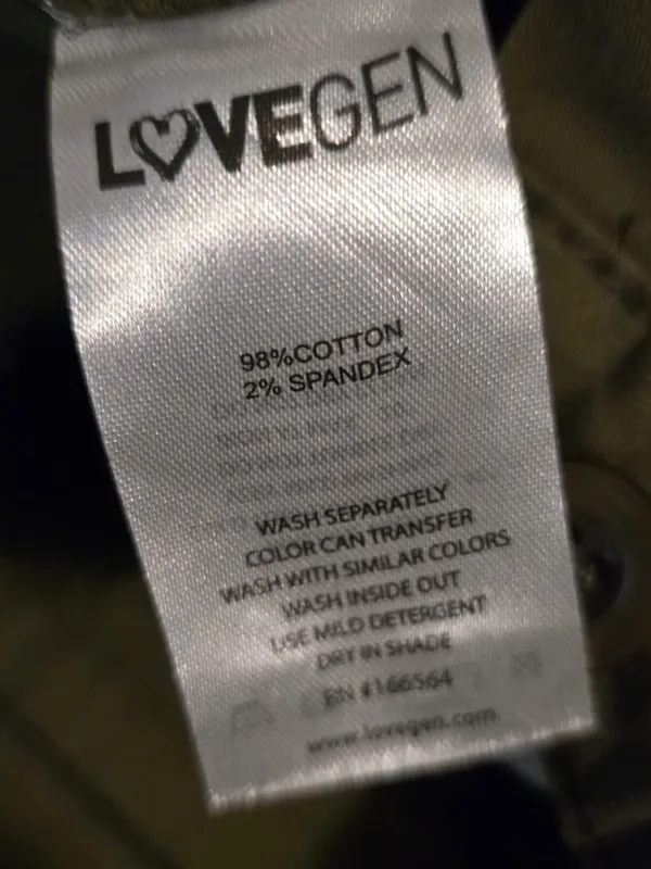 Love women s Olive Cargo Pants - Military Green Utility Style - Image 15