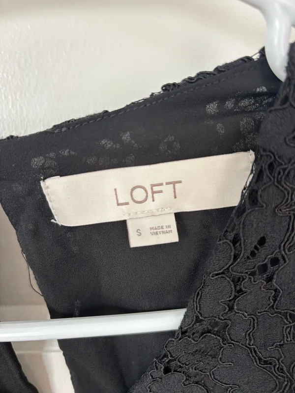 Loft Lace Black Top - Image 2