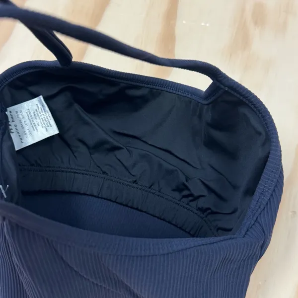 Running Bare Racerback‎ Sports Bra Navy 2/4 - Image 4