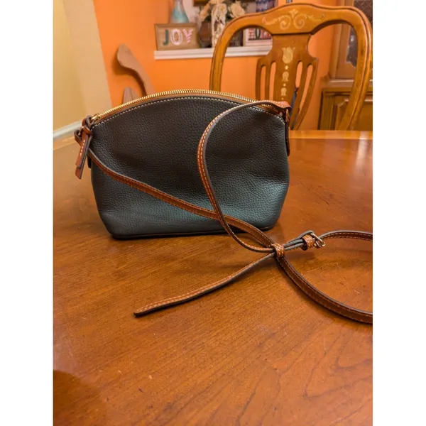 DOONEY & BOURKE Pebbled Grain Crossbody Bag DARK GREY - Image 7