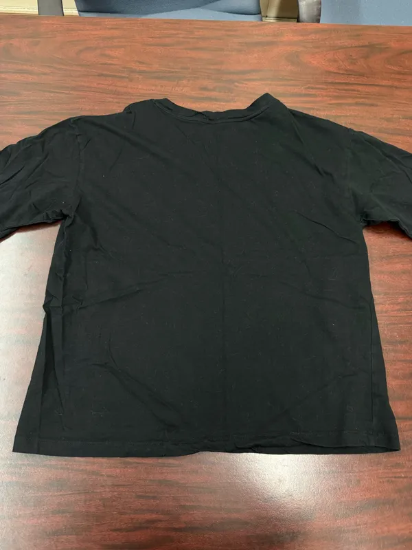 Victoria’s Secret Black Oversized Short Sleeve Shirt Size Small - Image 3