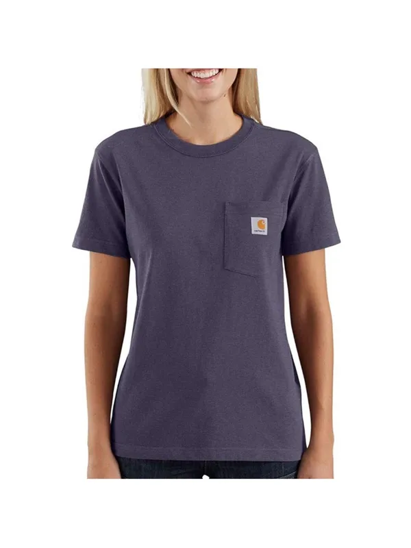 Carhartt Original Fit Women’s Pocket Tee size Large In green - Image 7