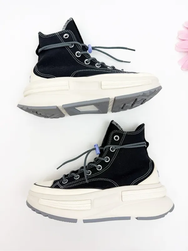 Converse All Star Run Star Legacy Cx High Top Platform Sneaker Black/Ultraviolet - Image 7