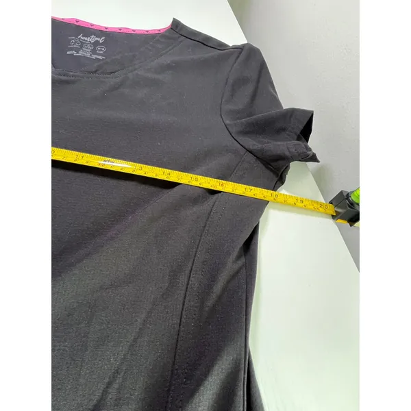Heartsoul Break On Through Black Scrub Set V-Neck‎ Top S & Jogger Pants XS - Image 8