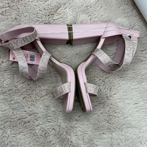 Juicy Couture blush Macarena strappy blocked heel sandals - Image 3
