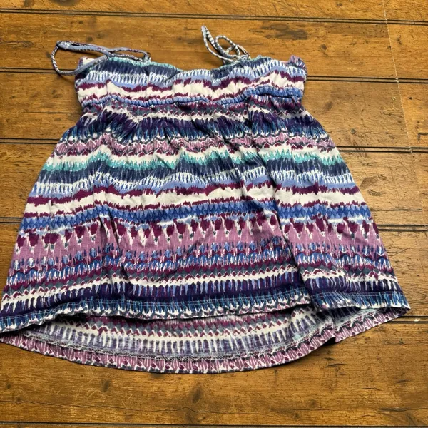Billabong‎ Top Womens Small Purple Babydoll Adjustable Strap Santa Fe - Image 3