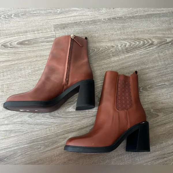 Sarto Franco Sarto Paula Brown Chelsea‎ Ankle Boots Size 8 New - Image 4