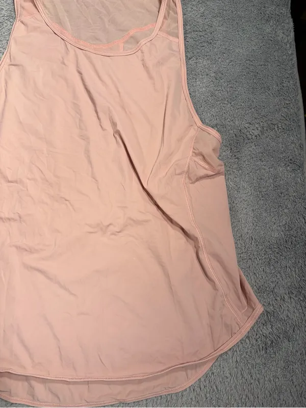 Lululemon Light Pink strawberry sculpt tank top athletic - Image 5