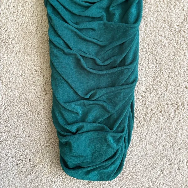 Lioness princess Polly green asymmetrical one shoulder mini ruched dress Xxs - Image 9
