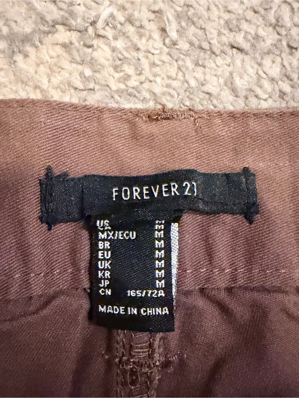 NWT Forever 21 Brown Mini  Skirt - Image 3