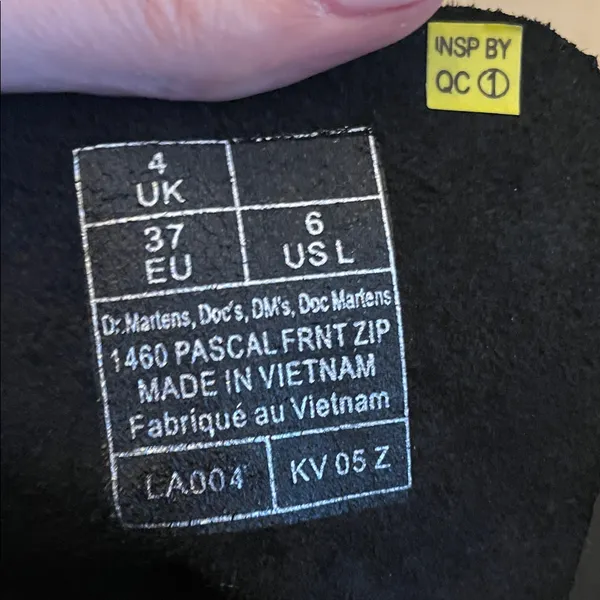 Dr Martens 1460 Front Zip Boots - Image 6