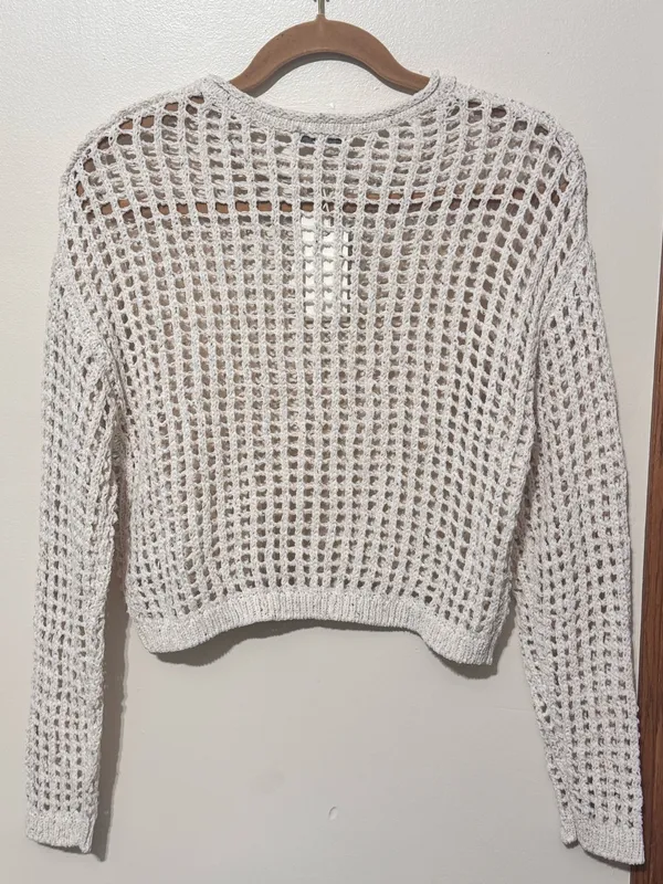 Z SUPPLY Felix Sweater S 20” p2p Cream $88 Retail NWT - Image 6