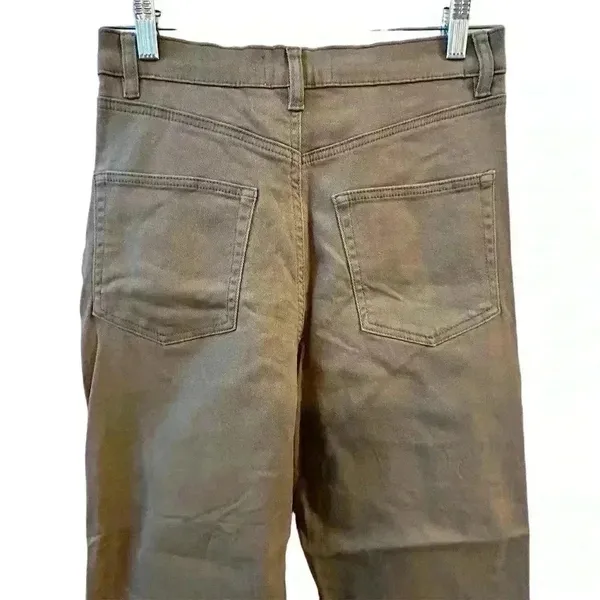 Ardene Women's Beige High Rise Baggy Harem Pants Size 3 (waist 27)‎ Relaxed Fit - Image 9