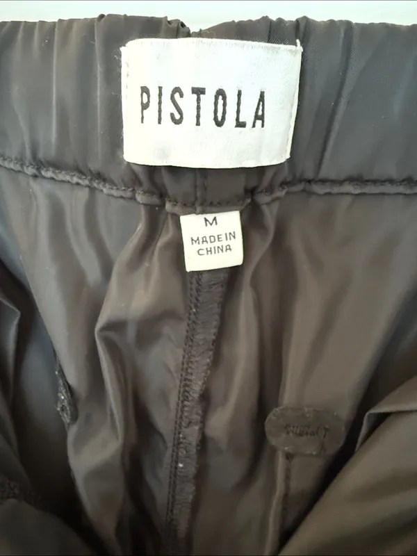 Pistola Black Satin Pants - Image 2