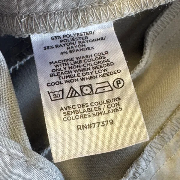 Ann Taylor Factory Gray Straight Leg Dress Pants Womens Size 4 Business Casual - Image 7