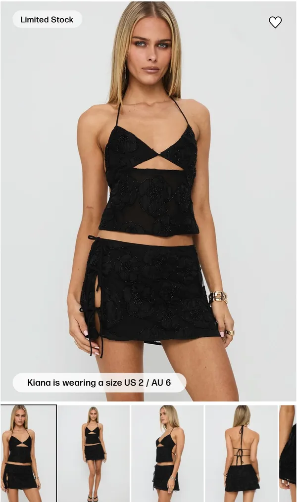 SKIRT ONLY princess Polly sequin skirt - Image 3