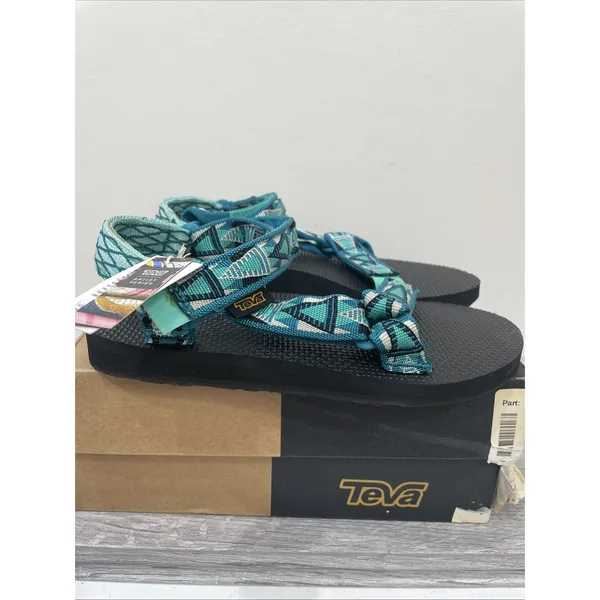 Teva ORIGINAL UNIVERSAL Mashup Teal Women's‎ 6 Sandals - Image 2