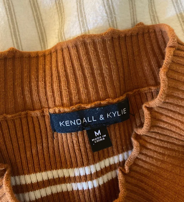 Kendall & Kylie Striped Long Sleeve Shirt - Image 2