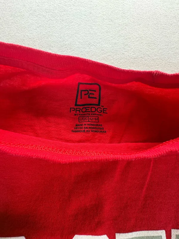 Ohio State Buckeyes Long Sleeve Shirt Mens Large Red ProEdge OSU Graphic Tee - Image 5