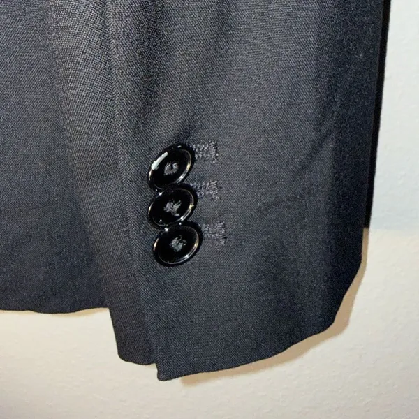 Zara Basic Black Career Academia Blazer size 4 #721 - Image 6