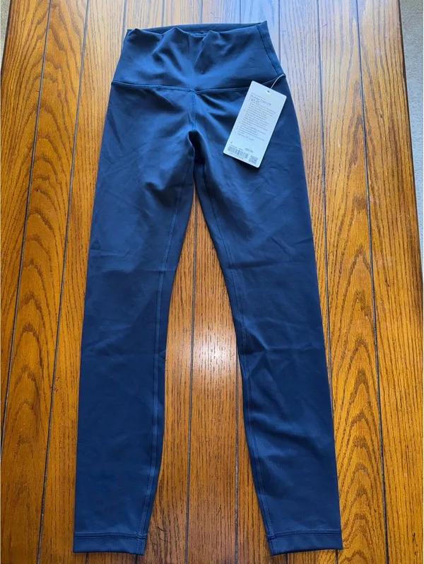 Lululemon Wunder Train High Rise 25” True Navy Size 4 NWT - Image 3