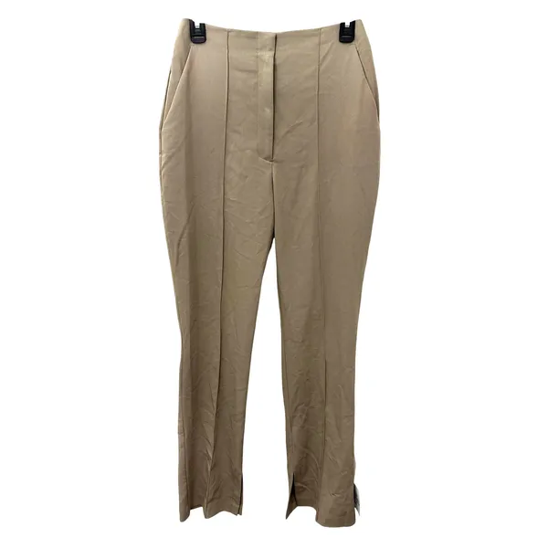 Topshop Beige Tailored Trousers Side Slit Detail Chic Modern Minimalist 4 NWT - Image 2