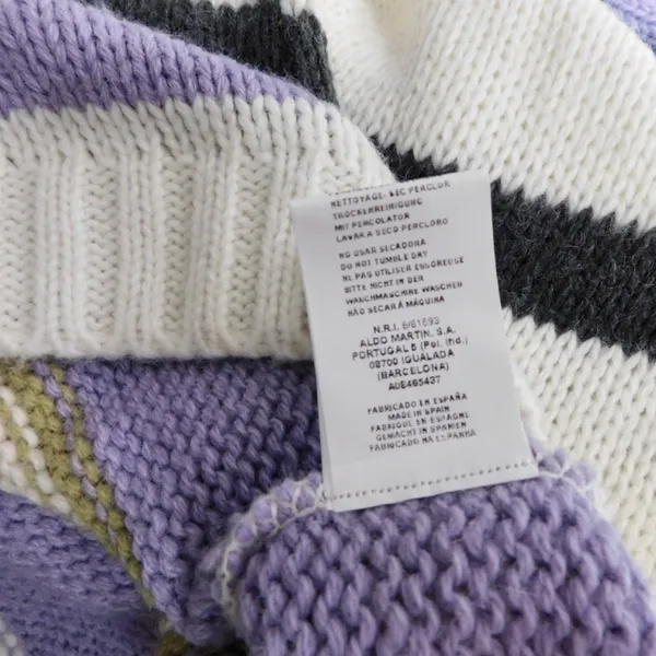 Anthropologie ALDOMARTINS‎ Striped Turtleneck Sweater Aldo Martins Wool Small - Image 12