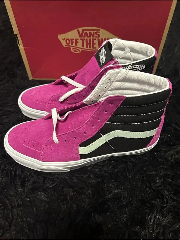 VANS sk8-hi top vintage sport suede lace up skater shoes sneakers women’s 9 new - Image 2