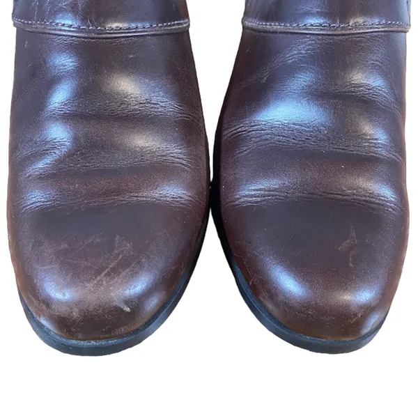 Ariat Women’s Brown Leather Slip-On Classic Loafers Size 6.5 - Image 7