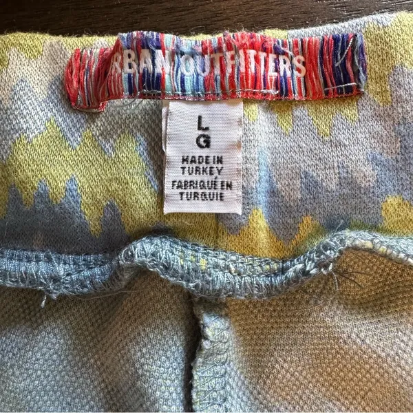 Urban Outfitters pull on Blue and Green knit Shorts - Image 2